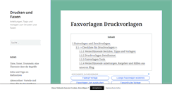 Desktop Screenshot of faxvorlagen-druckvorlagen.de