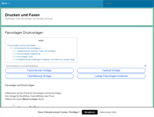 Tablet Screenshot of faxvorlagen-druckvorlagen.de